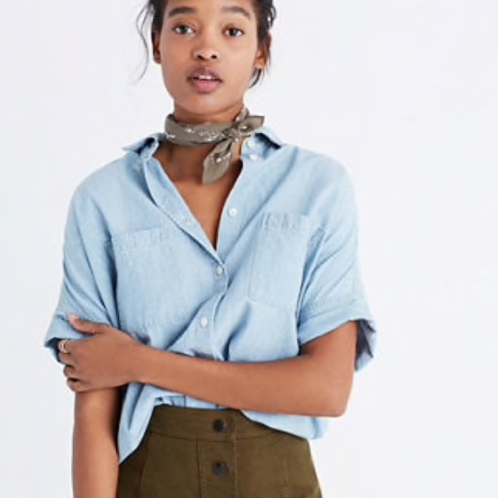 Madewell Light Denim Courier Shirt